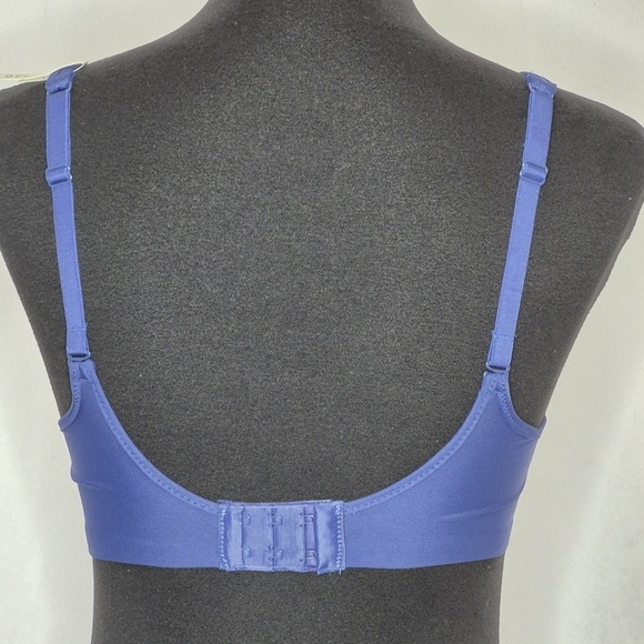 Bali Smoothing Breathable Underwire Bra w/ Convertible Straps in Navy - Size 34B - Picture 7 of 16